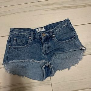 One teaspoon jean shorts